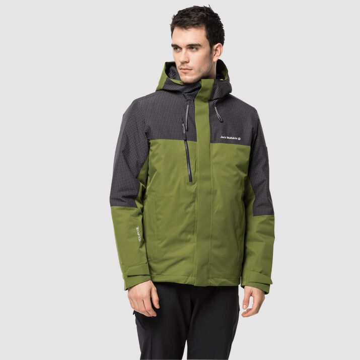 Jack Wolfskin Mens Dna Icefall Winter Jacket Green 374618YPD